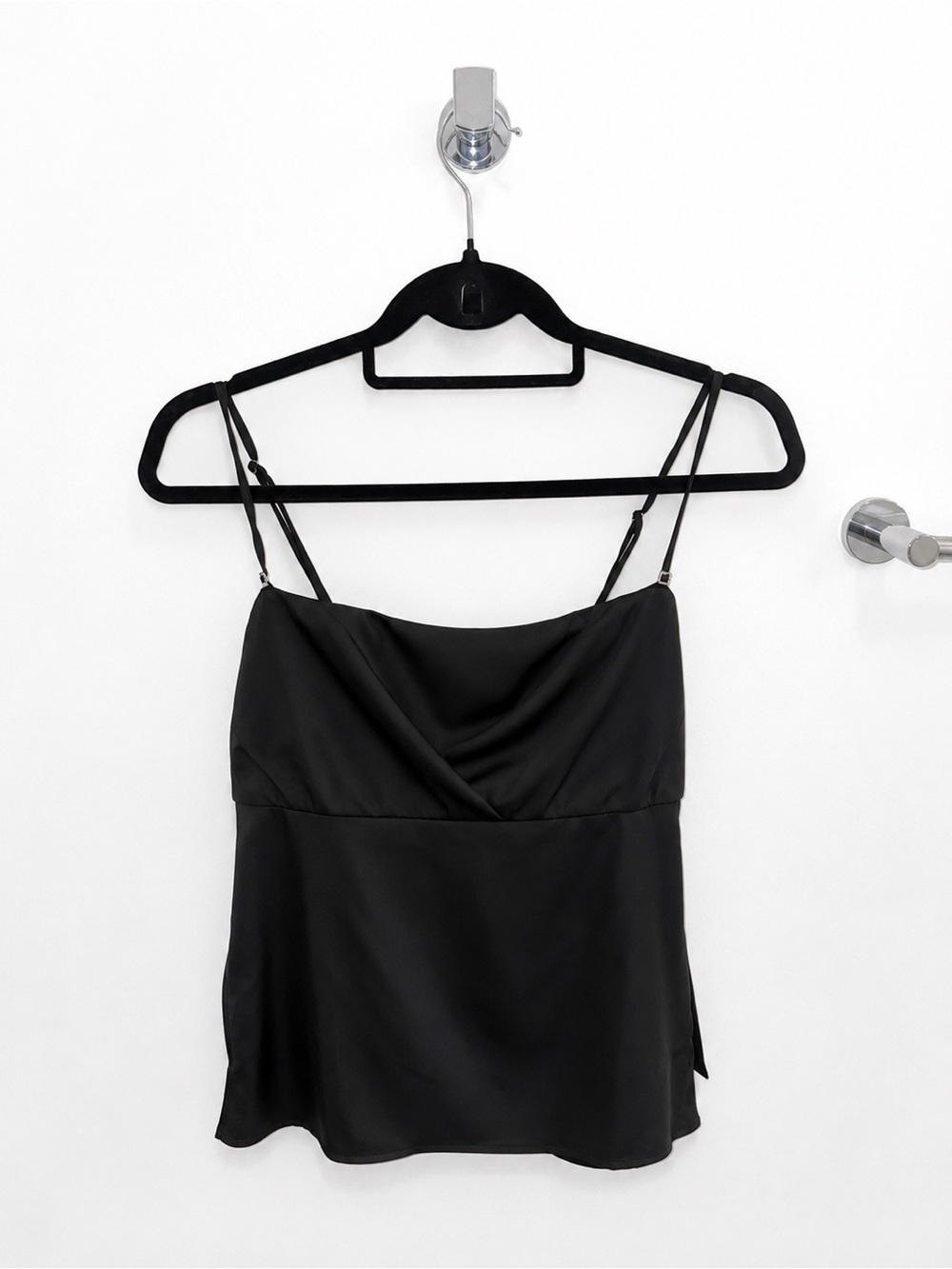 Black Satin tank